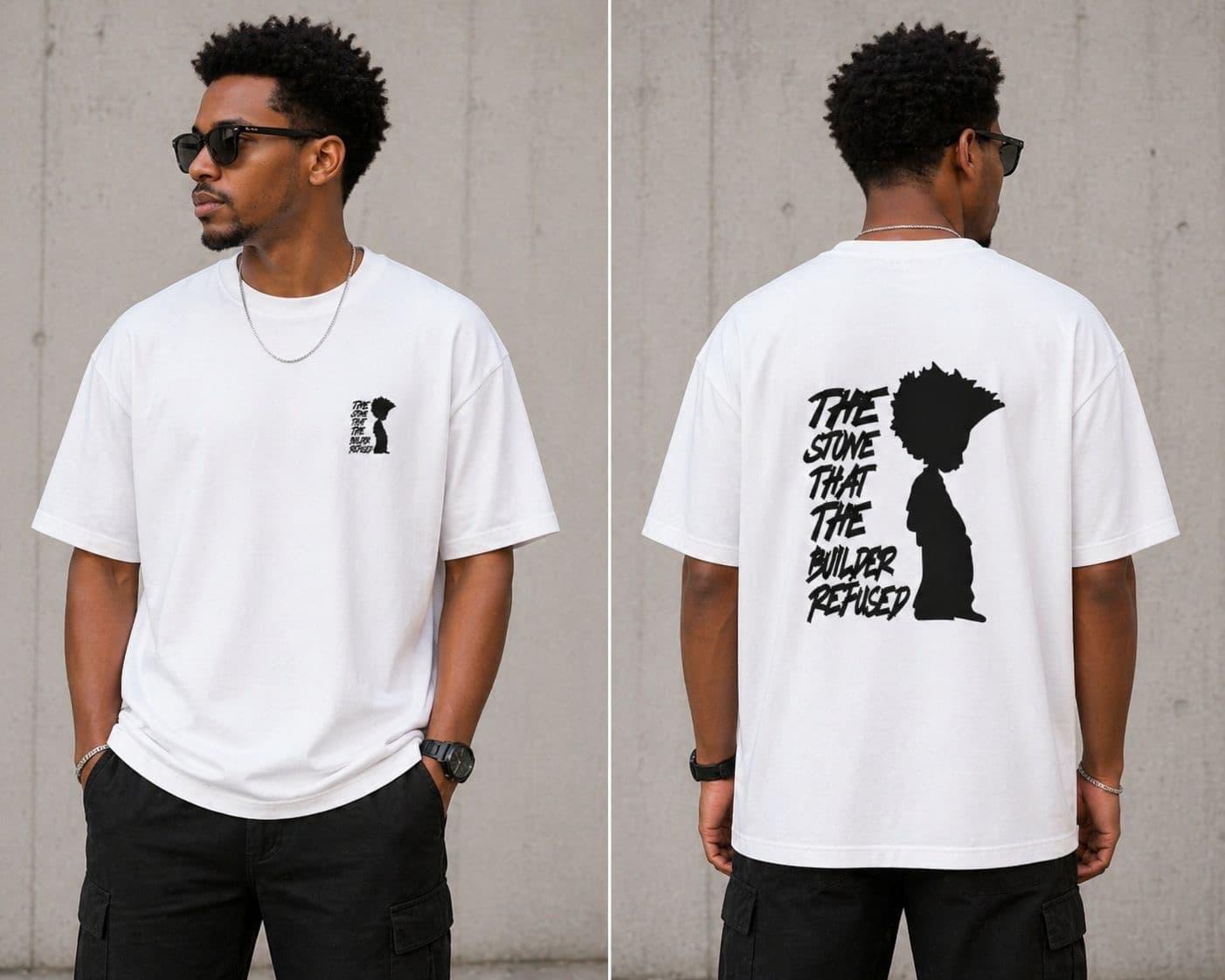 THE BUILDER REFUSED printed oversized T-shirt 