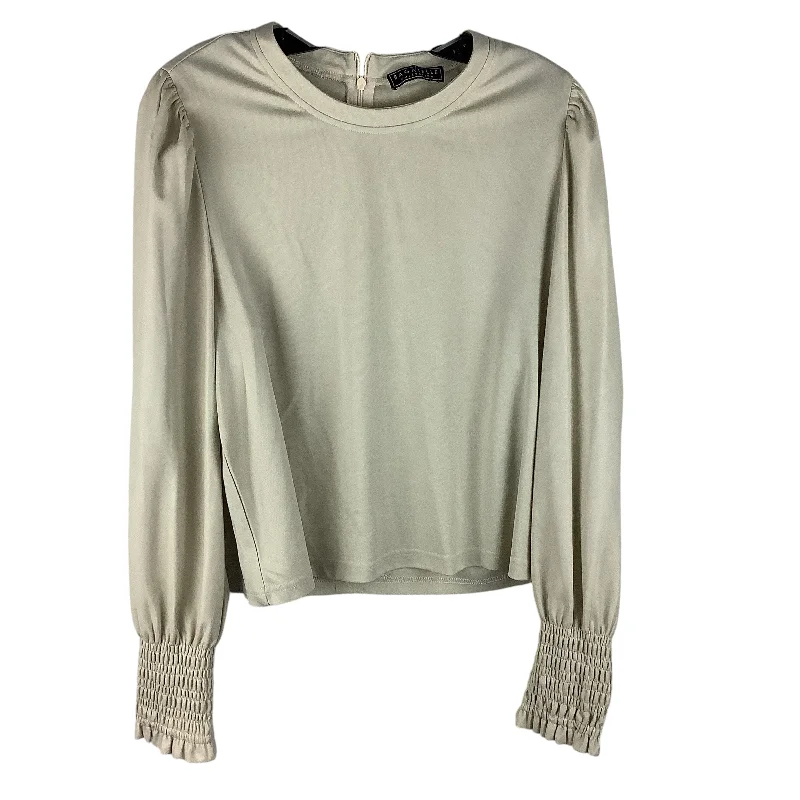 Top Long Sleeve By Baggallini In Cream, Size: L