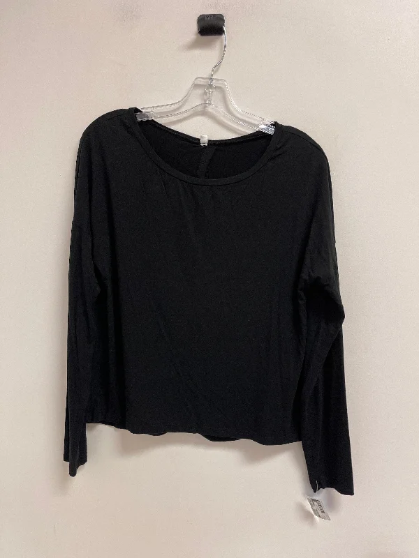 Top Long Sleeve By Clothes Mentor In Black, Size: M