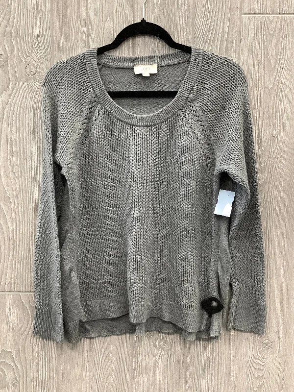 Top Long Sleeve By Loft In Grey, Size: M