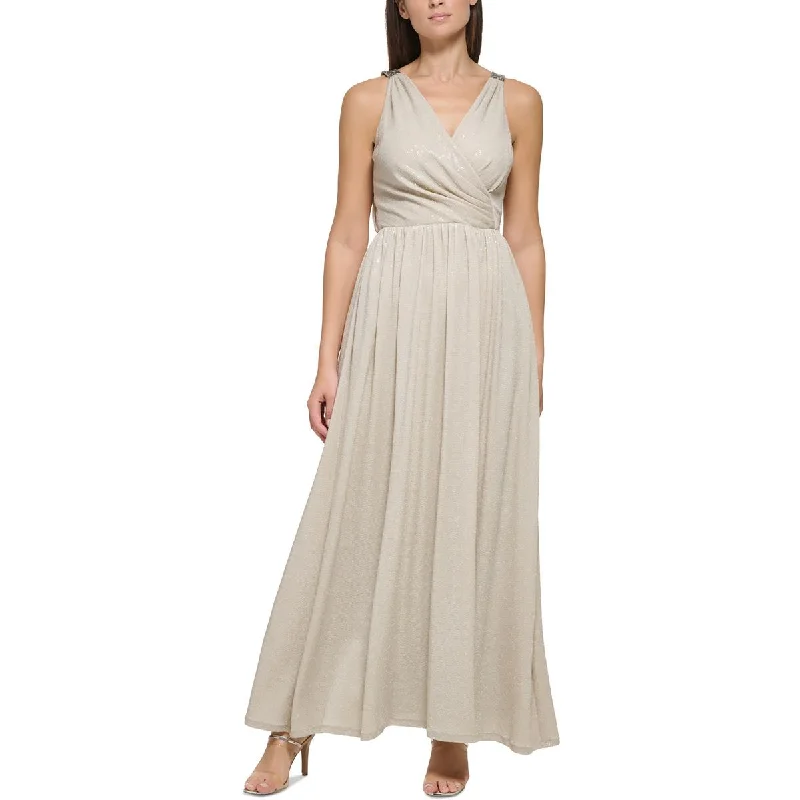 DKNY Womens Long Party Evening Dress