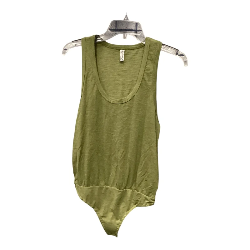 Bodysuit By Free People In Green, Size: M