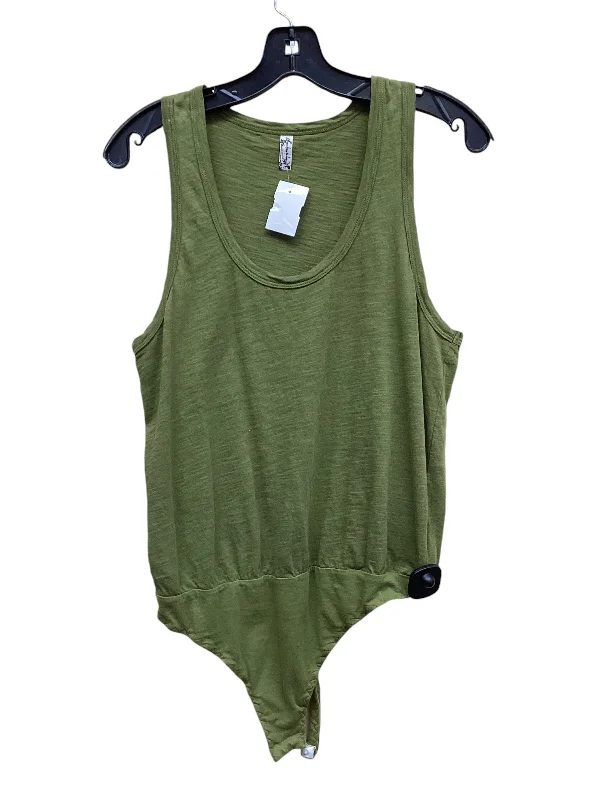 Bodysuit By Free People In Green, Size: M