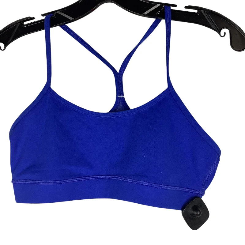 Athletic Bra By Lululemon In Blue, Size: 6