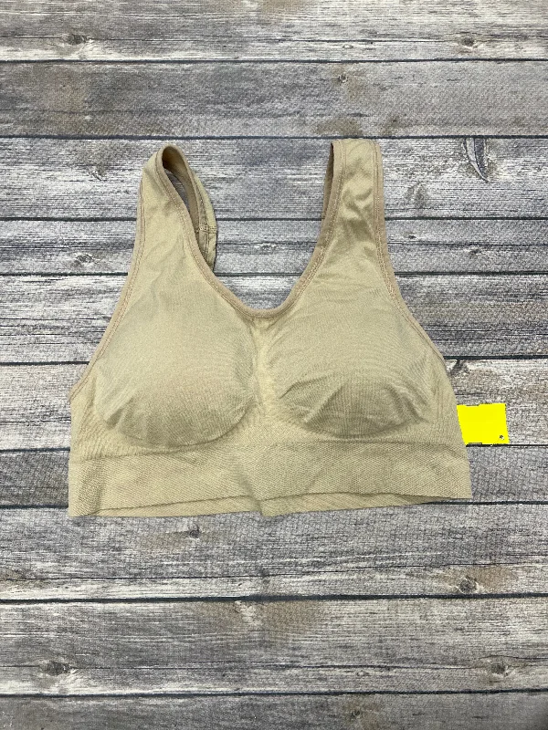 Athletic Bra By Secret Treasures In Beige, Size: Xxl