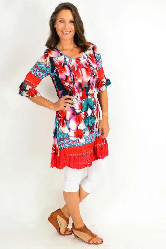 Bora Bora Colourful Tunic Dress