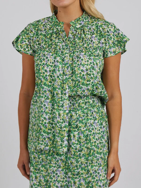 ELM PRAIRIE FLORAL BLOUSE