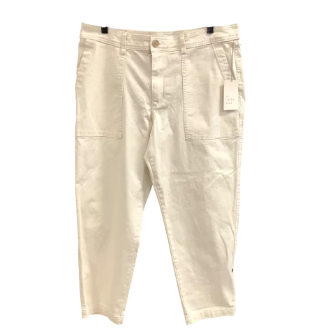 Pants Cargo & Utility By A New Day In Cream, Size: 14