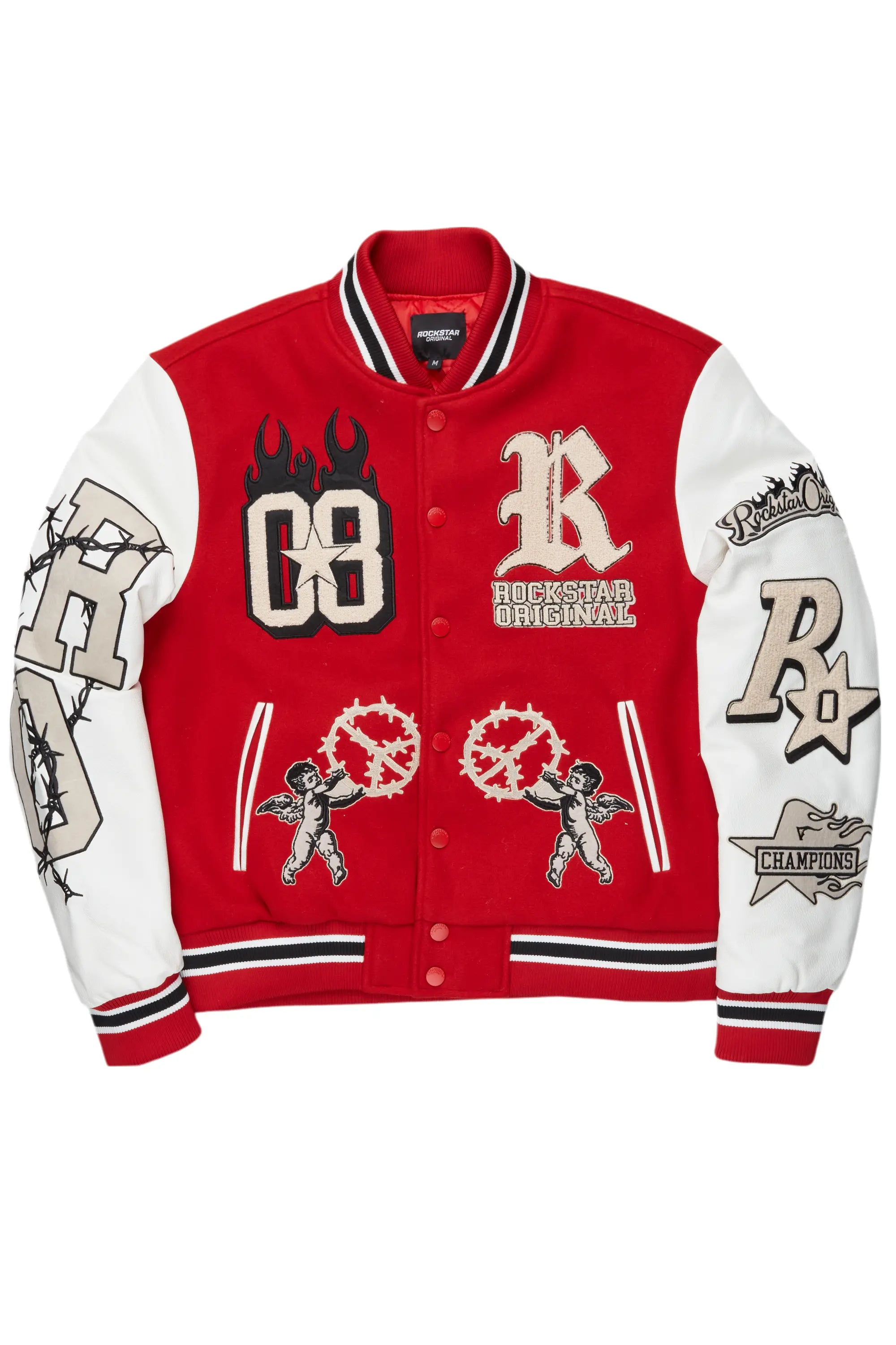 Rune Red Varsity Jacket