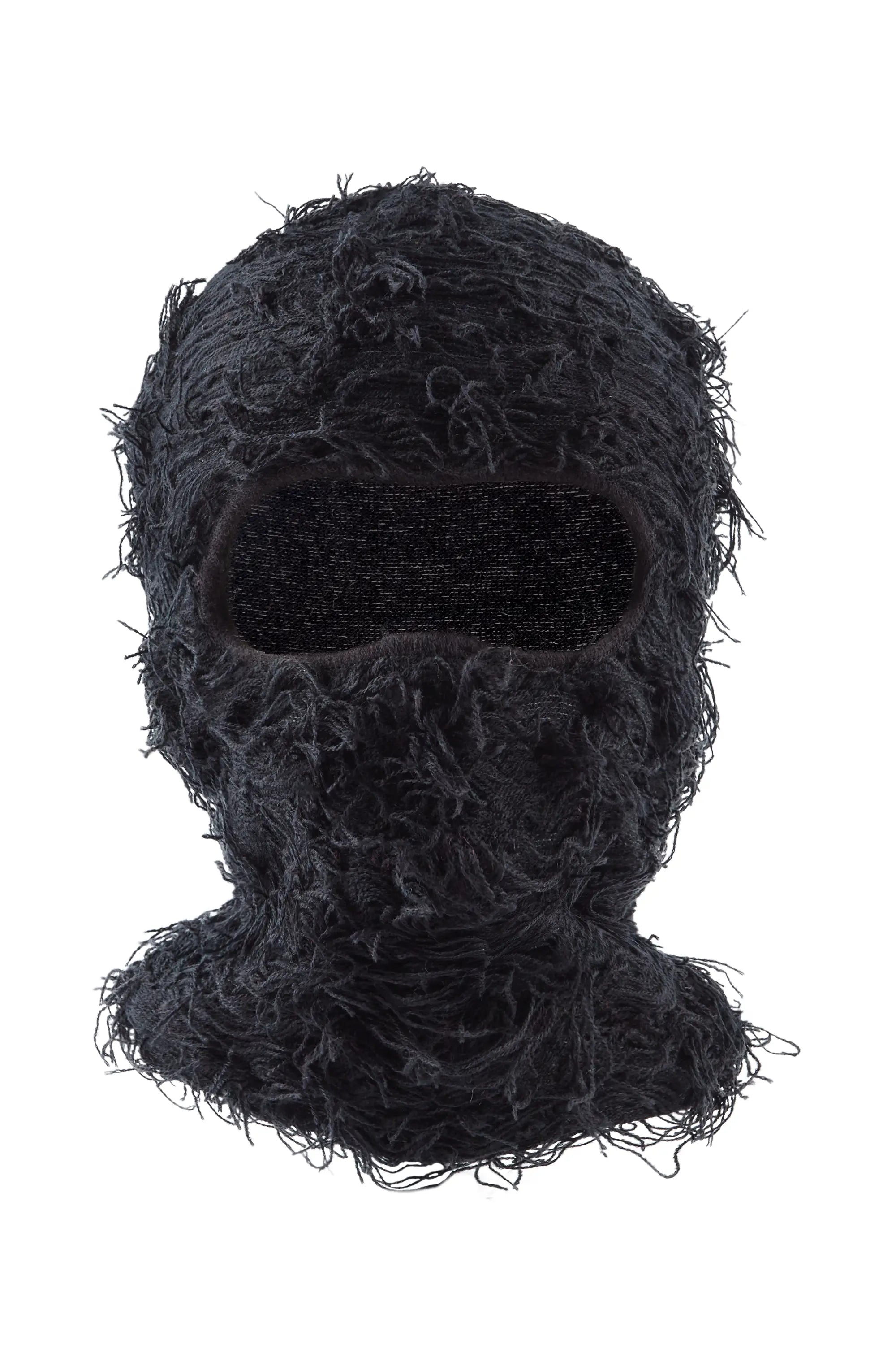 Otto Black Fuzzy Ski Mask