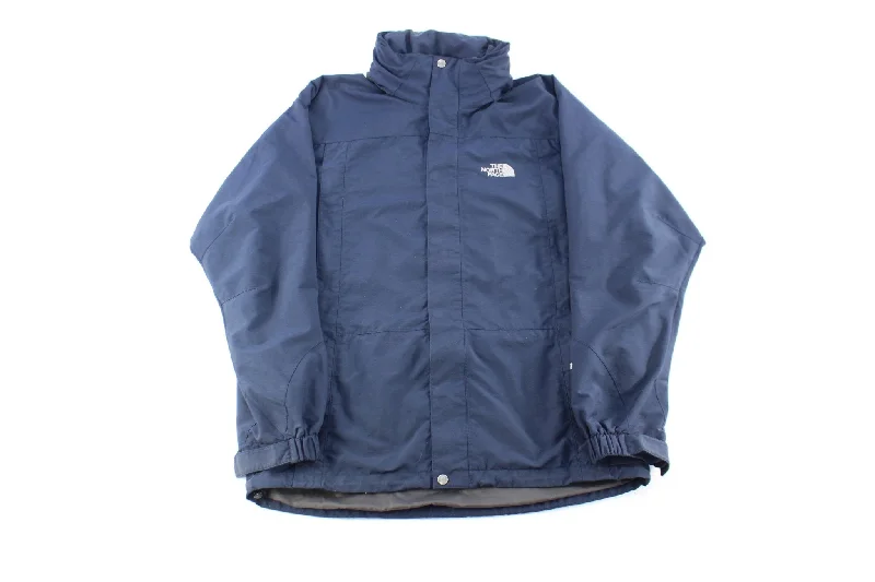 The North Face Embroidered Logo Navy Blue Zip Up Jacket