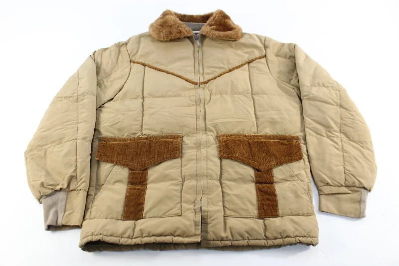 Vintage Walls Blizzard-Pruf Down Zip Up Jacket