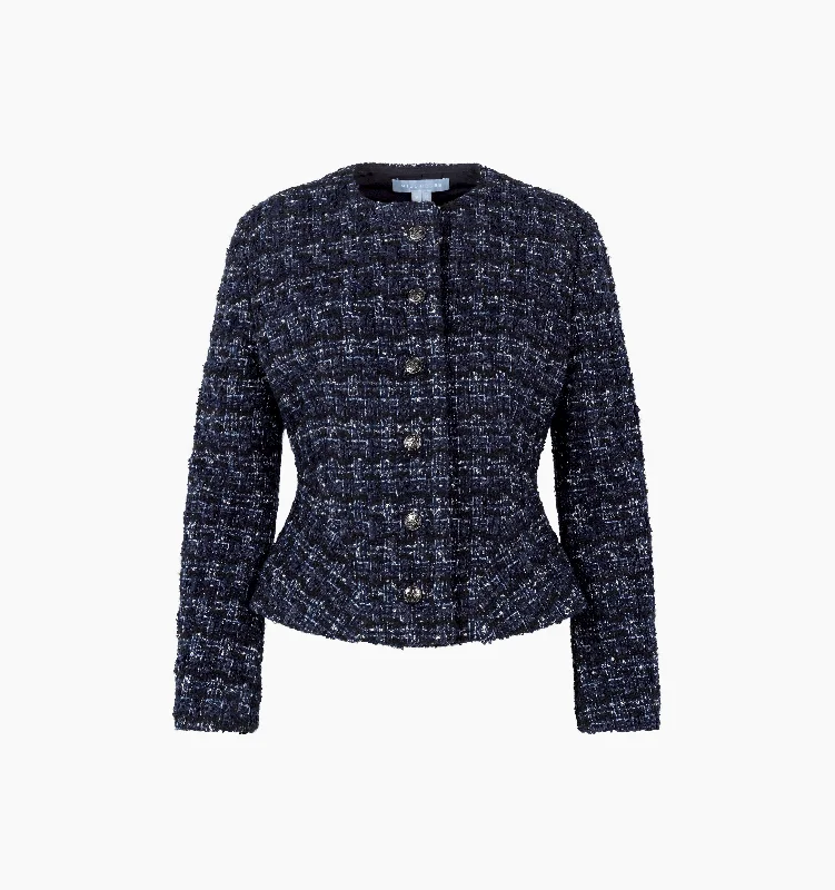 Navy Tweed