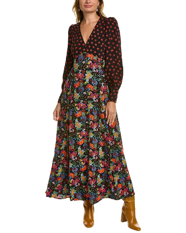 Boden Blouson Sleeve Maxi Dress