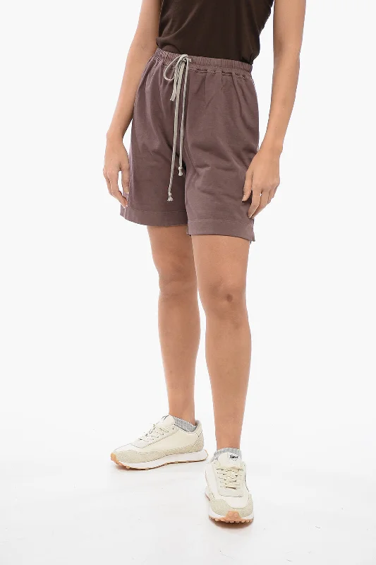 Rick Owens DRKSHDW Cotton PENTABOXERS Shorts with Drawstring