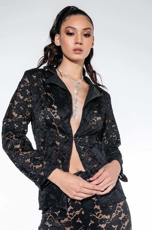 SEXY LADY LACE BLAZER