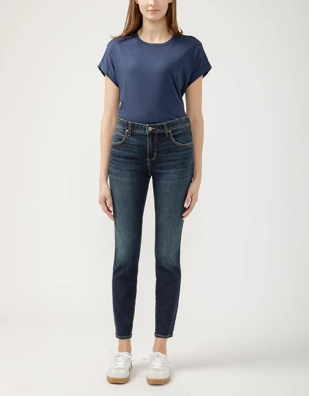 Jag Cecilia Mid Rise Skinny Pants BRISK BLUE