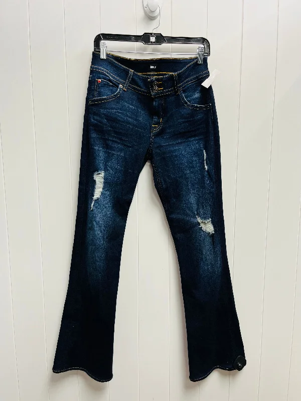 Jeans Boot Cut By Hudson In Blue Denim, Size: 6