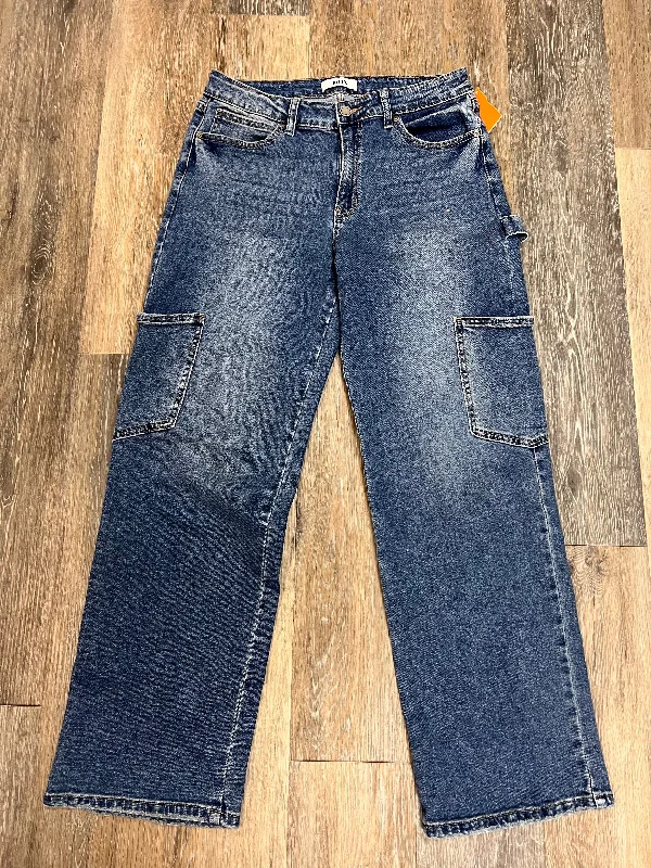 Jeans Straight By Just Black In Blue Denim, Size: 6/28