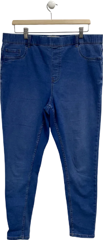 New Look Blue Emilee Jeggings UK 18